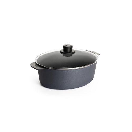 top cocotte en fonte avec couvercle en verre